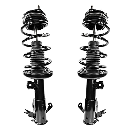 Image of Detroit Axle - Front 6pc Struts Kit for 12-15 Honda Civic, Struts & Coil Spring Sway Bar Links Lower Ball Joints 2012 2013 2014 2015 Replacement Suspension