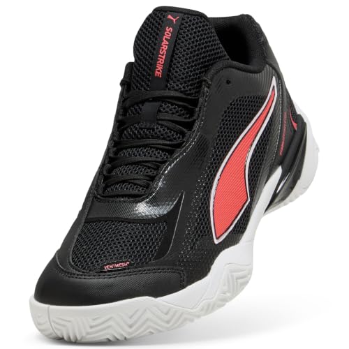 Puma Unisex SOLARSTRIKE 4 Indoor Court Shoe, Black White-Ultra RED, 45 EU – Ansicht 6