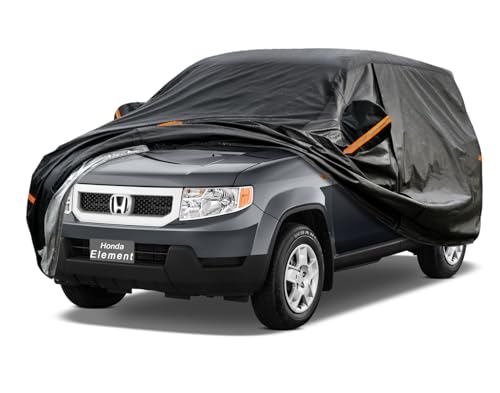 Image of GUNHYI 7 Layer SUV Car Cover Custom Fit Honda Element (2003-2011) Waterproof All Weather, Heavy Duty Outdoor Snow Sun Rain Uv Protection (Ships from US Warehouse, Delivery 3-8 Days)