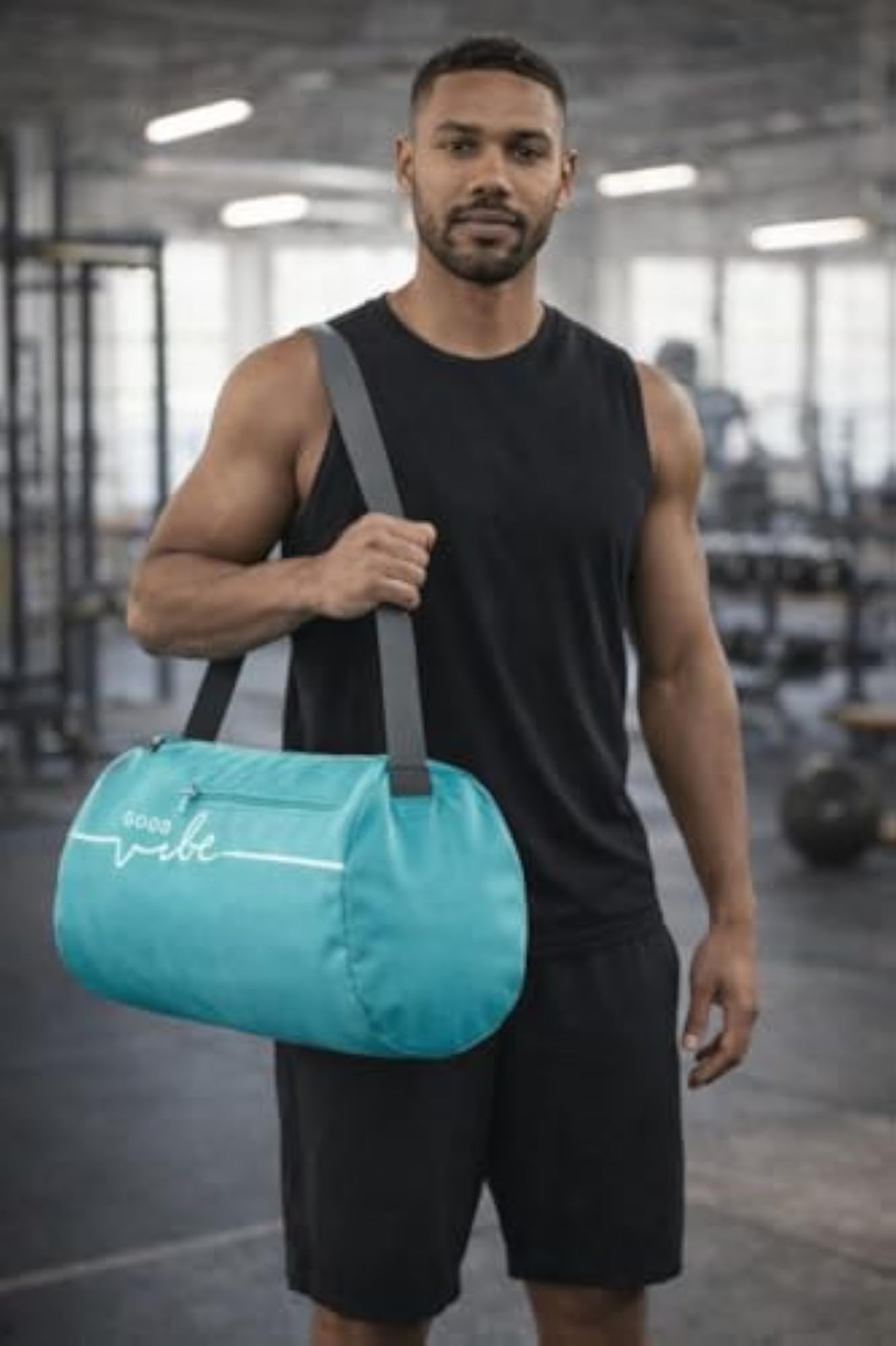 Heavy Duty Gym Duffle Bag with Strong Handles