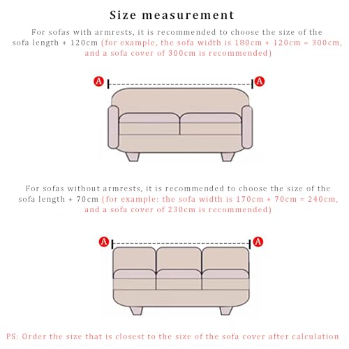 Housse de canapé lavable et douce pour trois sections de coussin - 3