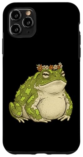 Frog Cute Toad Floral �X�}�z�P�[�X iPhone 11 Pro Max �p