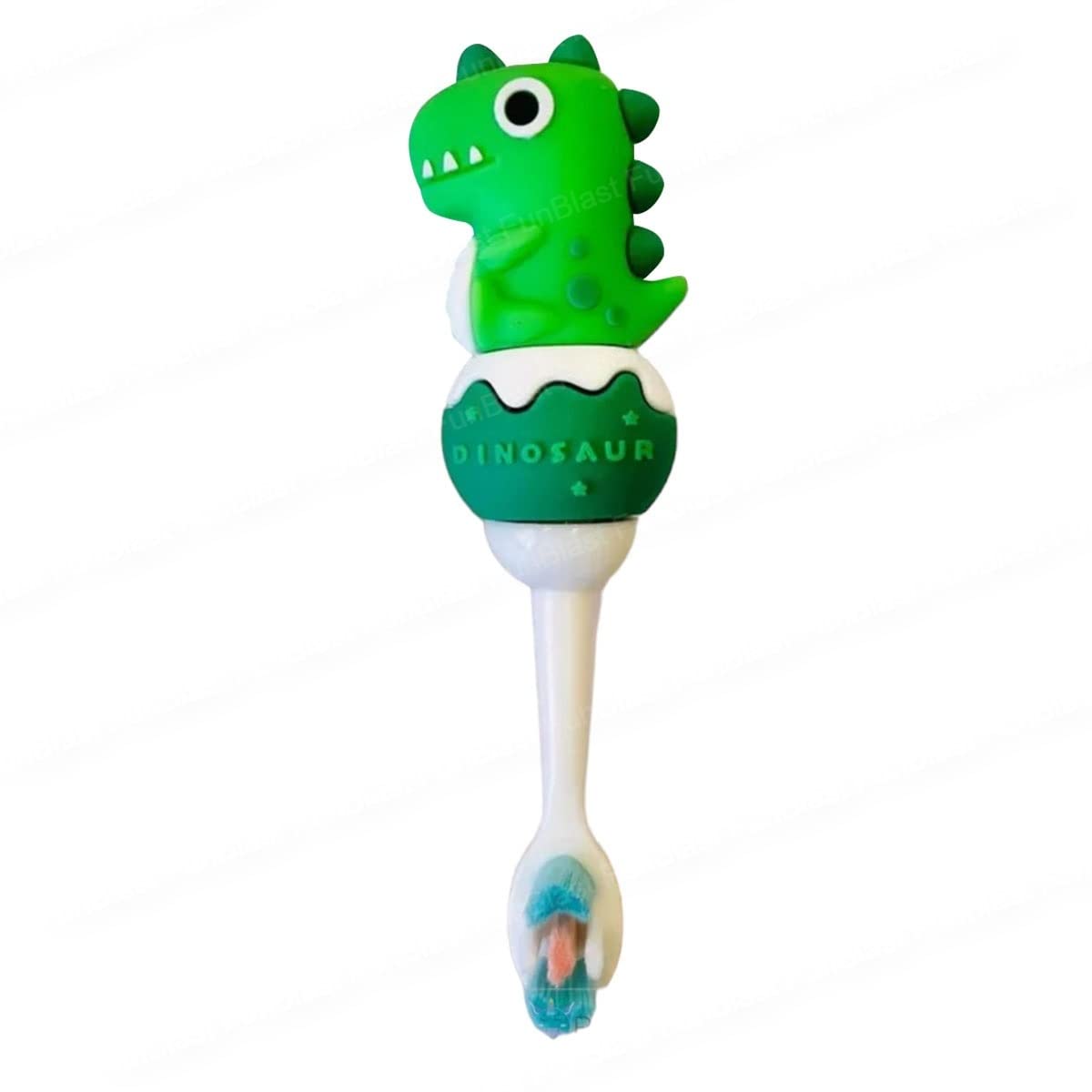 FunBlast Kids Toothbrush – Animal Design Soft Tooth Brush, Extra Microfiber Soft Bristles Toothbrush for 3-6 Years old Children, Manual Toothbrush for Kids, Boys and Girls (Pack of 1-Random Color)-image-32
