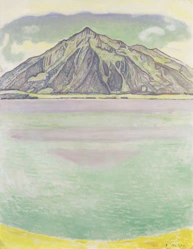 Ferdinand Hodler Thunersee, affiche en toile deco bureau apaisante