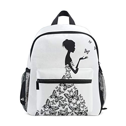 Mochila Mariposas Niña Vestido Viajes Escolares Guardería para Adolescentes Niños