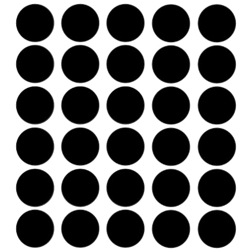 Image of 30Pcs 2 inch Black Acrylic Discs Acrylic Circle Blanks, Round Acrylic Sheets Boards 0.04inch Thick Plexiglass Plastic Panels for DIY Craft, Sign, Paintings, Cake Decor