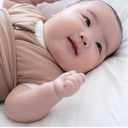 Image of HALO SleepSack SuperSoft Swaddle, Cozy Bamboo Viscose, 3-Way Adjustable Swaddle, 2 Way Zipper, 2 TOG