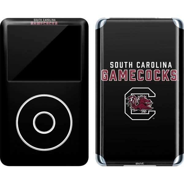 Skinit Decal MP3 Player Skin Compatible with iPod Classic (6th Gen) 80GB - Officially Licensed College South Carolina Gamecocks Black Design