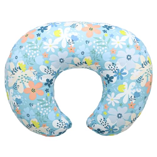Image of Witeasy Nursing Pillow,Bottle and Breastfeeding Pillows,Donut Pillow with Removable Cotton Blend Cover,Machine Washable Breast Feeding Pillow(Flower-72)