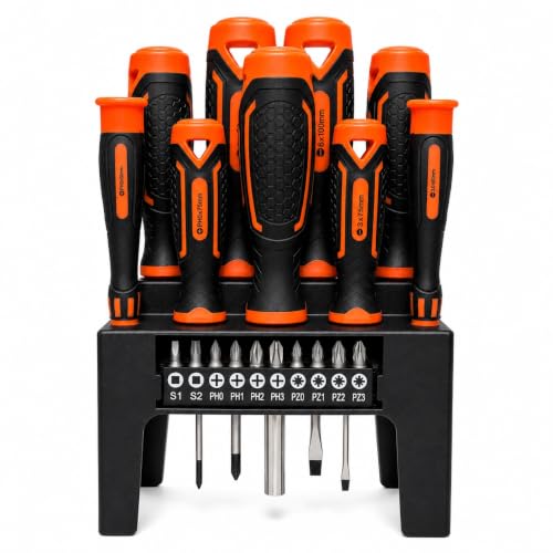 Image of Spartan 21 Magnetic Screwdriver Bit Set | Crome Vanadium Compact Magnetic Repair Kit with Assorted Bits & Storage Case | for Mobile, Laptop, Watch, Camera, Electronics & DIY Use