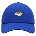 JPAK Smiling Egg Premium Dad Hat Embroidered Baseball Cap Sunny Side Up Blue