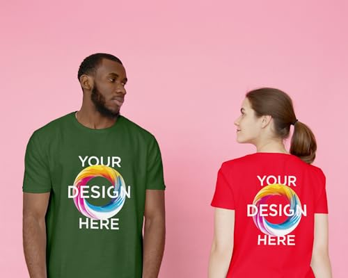 Panorama Camiseta Personalizada de Color Negro - Unisex 100% Algodón - Regalos Personalizados Despedida Soltero - Manga Corta con Texto y Foto