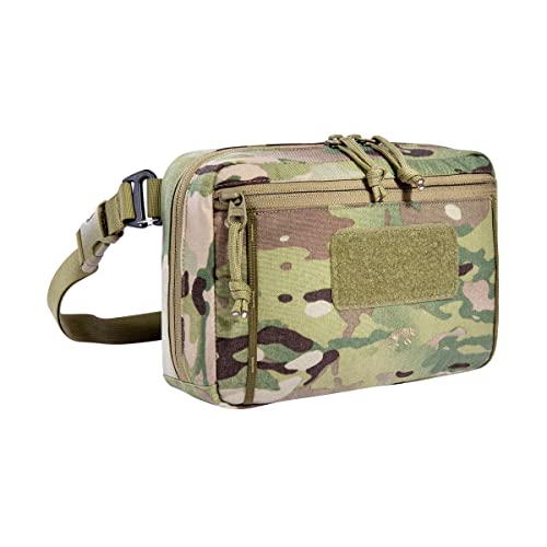 Tasmanian Tiger TT Tac Pouch 8.1 Hip Taktische Ausrüstungs-Tasche mit Molle-System und abnehmbarem Hüftgurt, Umhänge-Tasche, Hüft-Tasche, Rucksack Zusatz-Tasche - Multicam