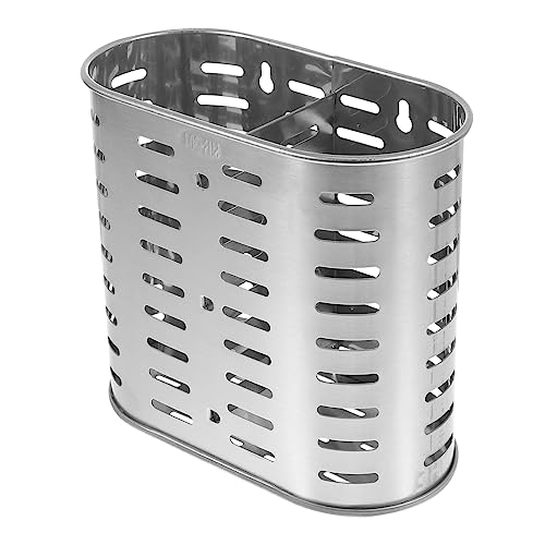 Mikikit 1Pieza Almacenamiento Inoxidable Utensilios De Cocina Cubiertos Escurridor De Cocina Organizador