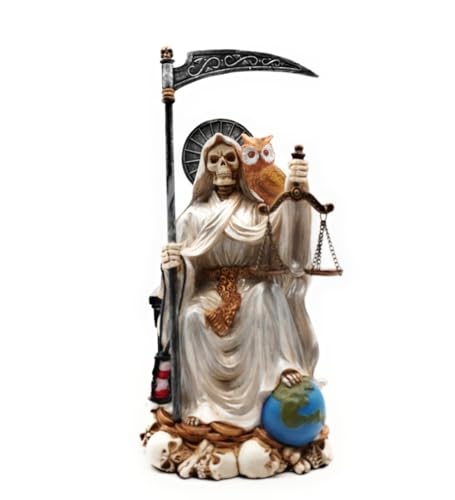 Estatua Santa Muerte RUSTIX en Resina, 9 in