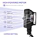 Car Fan, Battery Operated USB Car Fan with Durable Hook, 4 Speed Strong Airflow,360 Degree Rotatable Car Fan, 5V Cooling Air Small Personal Fan for Car, Rear&Back Seat Passenger Baby Kids etc(Black)