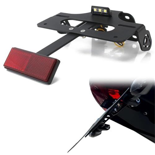 Support de plaque d'immatriculation pour moto résistant vibrations MT-10