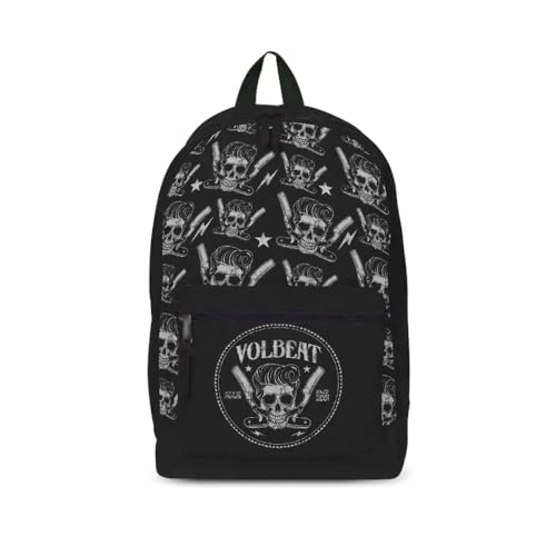 Rocksax Volbeat Backpack - Barber All Over Print - 43cm x 30cm x 15cm – Officially Licensed Merchandise