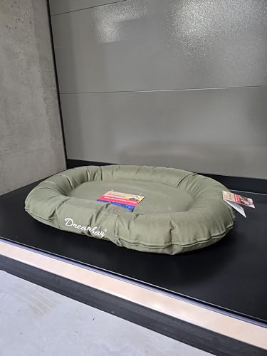 Flamingo Dreambay Ovales Hundebett – 80x60x14 cm, Perfekt für Beagle, Cocker Spaniel, Bulldogge, Border Collie usw.