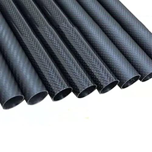 3K Carbon Fiber Tube 5 6 7 8 10 12 14 15 16 18 20mm High Strength Carbon Tube Length 1000mm For Plant Protection Machine Arm, 1pcs (Color : Twill gloss, Size : 12x10x1000mm 1pcs)