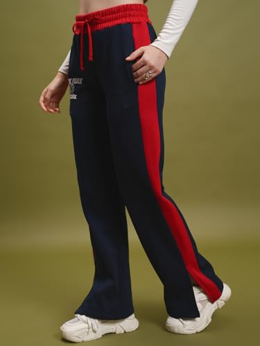 Image of Tokyo Talkies Women's Bootcut Regular Track Pants| Mid-Rise | Trackpant | Track Pants | Gymwear | Sports Wear