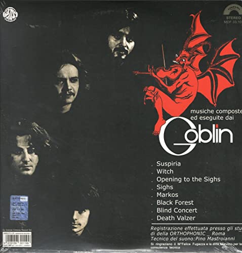 Suspiria (Original Motion Picture Soundtrack) [Disco de Vinil]