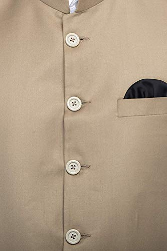 Image of Dhingra Men's Solid Nehru Jacket
