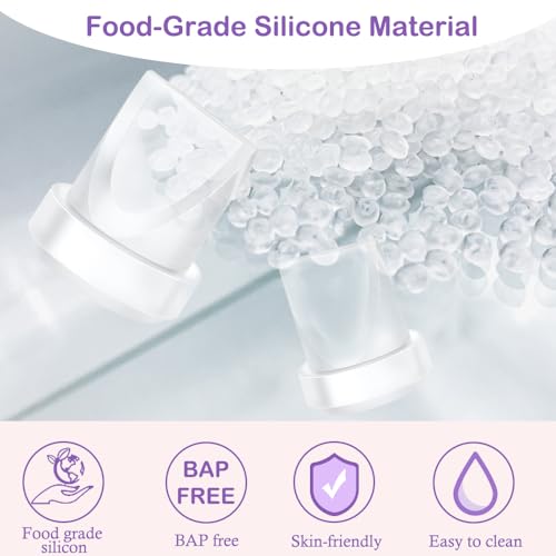 Image of 8Pcs Duckbill Valves Compatible with Momcozy M5 Wearable Breast Pump and for Momcozy V1 / V2 Hands Free Pumps, M5 /V1 /V2 Breast Pump Replacement Accessories