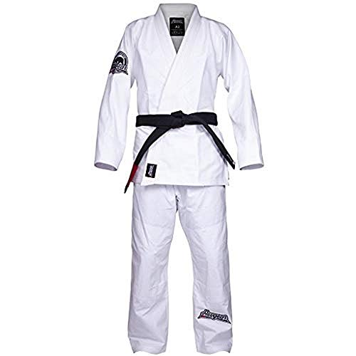 Revgear Huntington All-Around GI | Kimono Fit | Best elements of classic Brazilian Jiu Jitsu Gi's (White, A2)