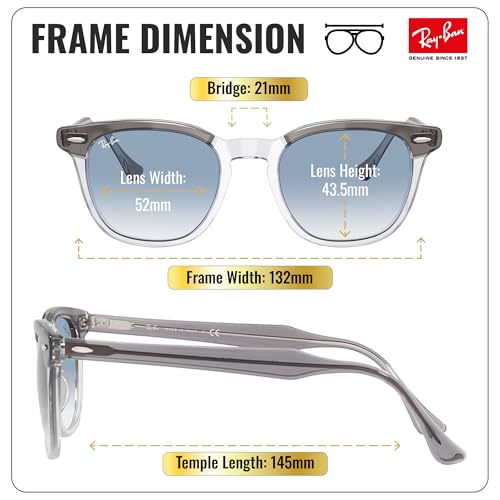 Image of Ray-Ban RB2298 HAWKEYE Square Shaped Sunglasses for Men & Women with Official RAYBAN Eyewear Kit