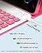 ABSONE for iPad A16 11th 10th Generation Case with Keyboard, 7 Colors Backlit Detachable Wireless Folio Keyboard Cover with Pencil Holder for iPad A16 11 inch Gen 2025 10th Gen 10.9 Inch 2022 Pink