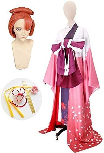 Amazon.co.jp: longmucos コスプレ 衣装＋ウイッグ＋髪飾り 尾崎