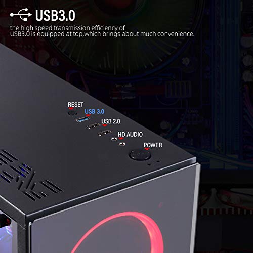 GOLDEN FIELD N17 Computer Case ATX / MATX / ITX PC Case Mid Tower Small