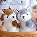Imagen de HOMEXYLYL Animal de Peluche de Husky
