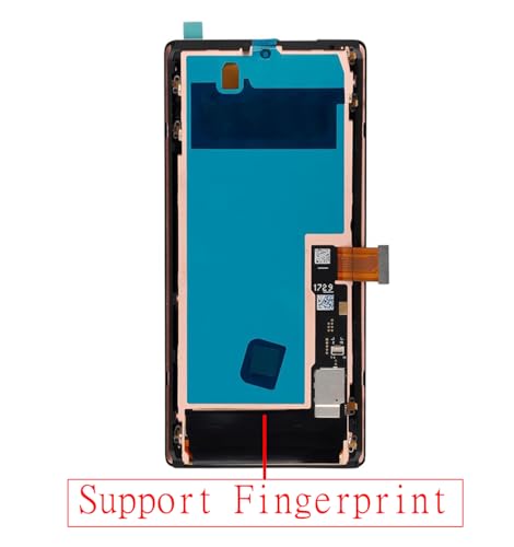 BITANR AMOLED Digital Display Compatible for Google Pixel 6 Pro GLUOG G8VOU LCD Display Touch Screen Assembly with Tools(Support Fingerprint)