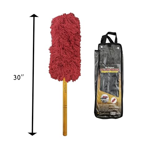 California Car Duster Super Duster, Red X-Large Truck and SUV Duster with Wood Handle 73668 by California Car Duster - Image 6