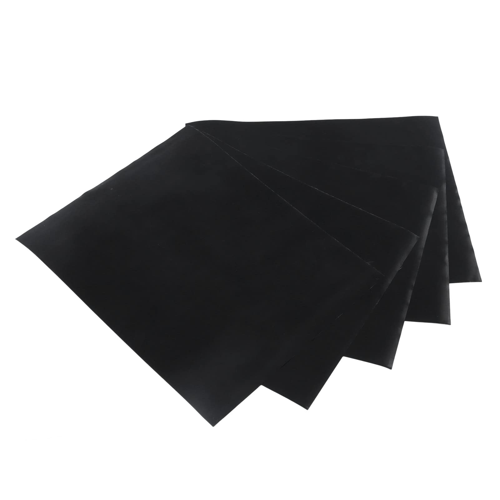 Tapis de four en fibre de verre anti-adhésifs 40x50 cm noir lot de 5