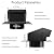 Removable Roof Vents, 4 Inch Roof Dryer Vent for Houses, Galvanized Steel 4 Inch Exhaust Vent for Ventilation System-with Damper, Black.