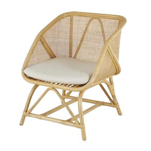 Sillón peluche marrón claro miniatura 1