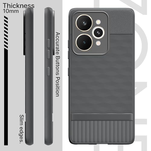 Image of Shockproof Case for Realme 15 5G / 15 Pro 5G | Full Camera Protection | TPU Flexible Back Cover for Realme 15 5G / 15 Pro 5G (Graphite Grey)