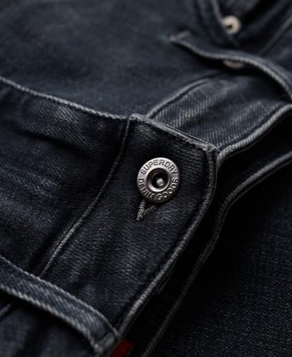 Superdry Para Hombre. M7010890A Jeans Pitillo Vintage Azul (34/34), Casual, AlgodóN, Denim - 3
