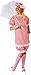 Alexanders Costumes Bathing Suit Female, Red/White, Large