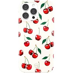 VELVET CAVIAR for iPhone 16 Pro Max Case Cherry - Compatible with MagSafe [10ft Drop Tested] - Red Cherries