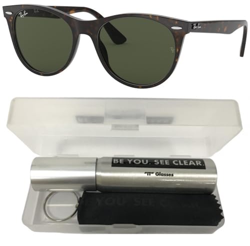 Ray-Ban RB2185 Sunglasses Bundle: RB 2185 WAYFARER II 902/31 Tortoise and Eyewear Cleaning Kit2