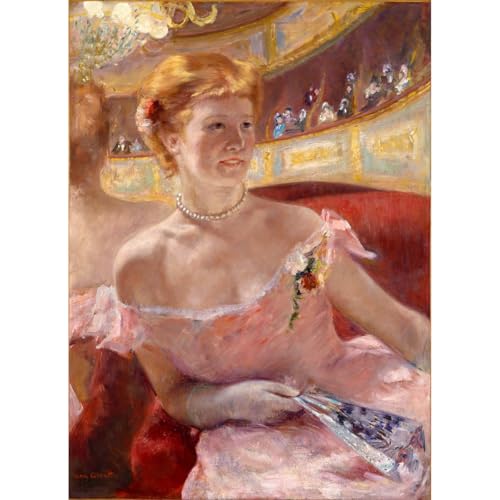 Impression giclée Cassatt Femme au collier de perles ARTICULOZY 61x45.7 cm