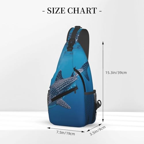 Bolso tipo sling para mujer y hombre negra trekking miniatura 2