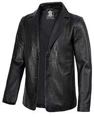 Surrey Black - Men Leather Blazer