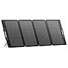 BLUETTI Solar Panel 120W for Portable Power Station EB3A AC2A AC50B AC70 AC180 AC200L Elite 200 V2 AC300 B300K, Foldable Solar Charger with Adjustable Kickstands for RV, Camping, Blackout