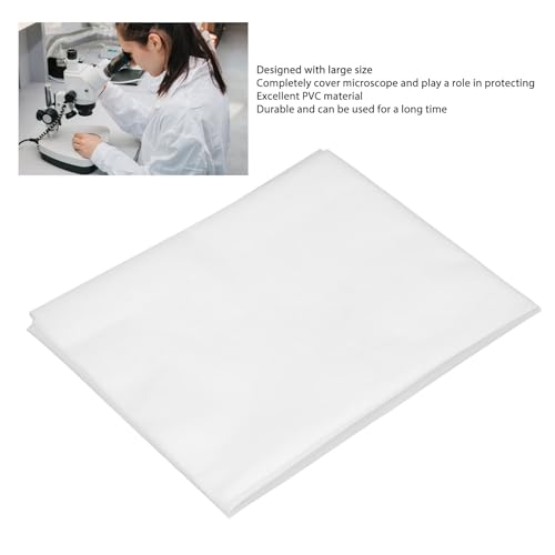 Copertura Antipolvere per Microscopio 920 X 720 Mm Copertura Extra Grande Protezione in PVC Previene i Fumi D'olio per Microscopi Attrezzature per Strumenti Scientifici
