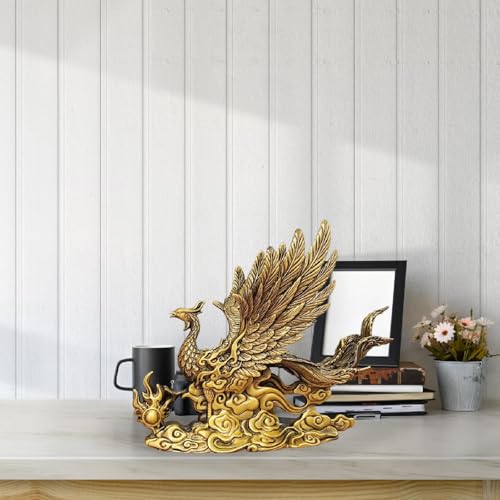 Figurine phénix en laiton faite main pour inspirer votre intérieur - 4